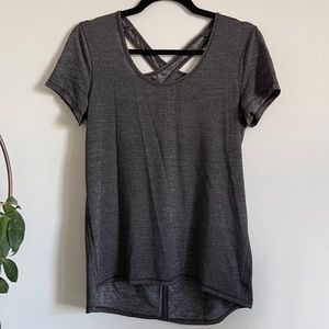 LAST CHANCE! Gone 11/28! Lululemon grey marl reflective running tee